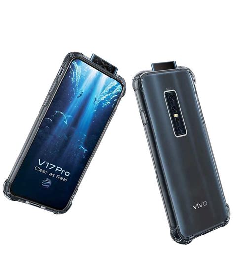 Case for Vivo V17 Pro Transparent Soft Silicone TPU Flexible Back Cover ...