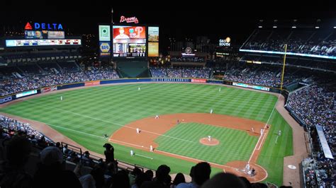 Aerial View Of Playground With Atlanta Braves Players 4K HD Braves ...