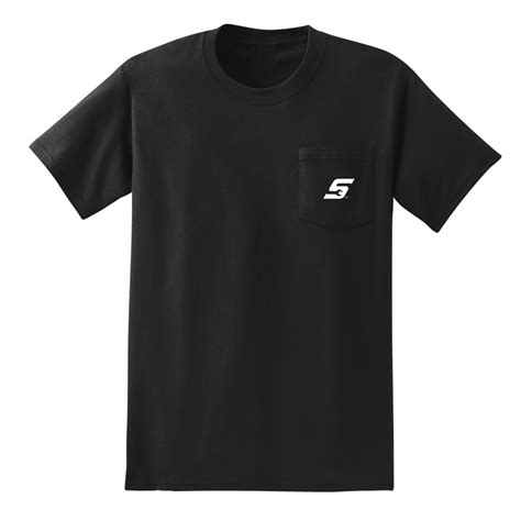 Black Pocket T-Shirt: Snap-on Consumer