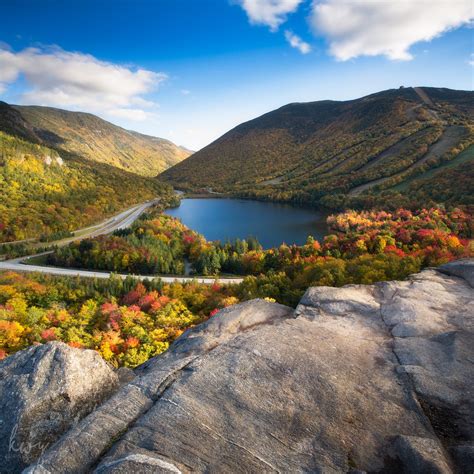 Artist Bluff in Franconia Notch NH - a spectacular place to see fall foliage. Photography Topics ...