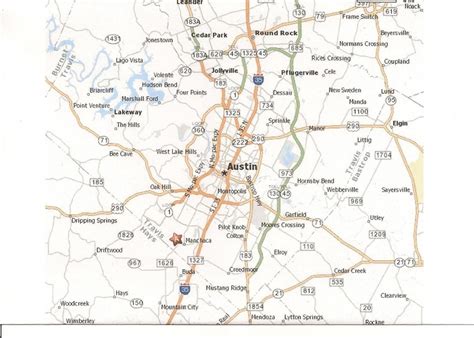 Austin Texas Tourist Map - Austin Texas • Mappery - Printable Map Of ...