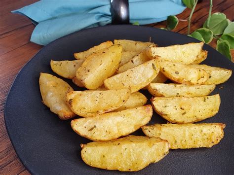 Batata assada crocante - Receiteria