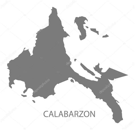 Calabarzon Physical Map