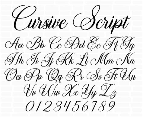 Cursive font Wedding font Font monogram Cursive font for | Etsy