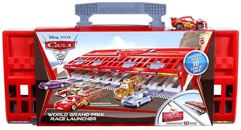 Disney Pixar Cars Cars 2 World Grand Prix Race Launcher Playset Mattel Toys - ToyWiz