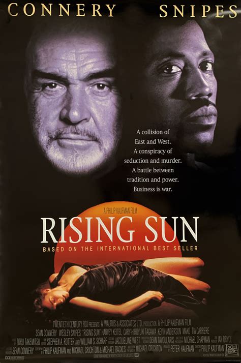 RISING SUN MOVIE POSTER DS ORIGINAL ROLLED VF 27x40 WESLEY SNIPES SEAN CONNERY | eBay