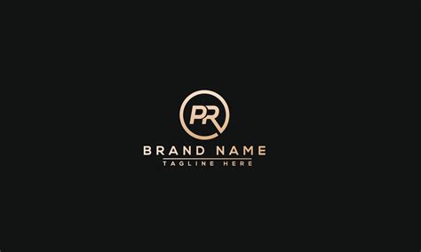 PR Logo Design Template Vector Graphic Branding Element. 10814155 ...