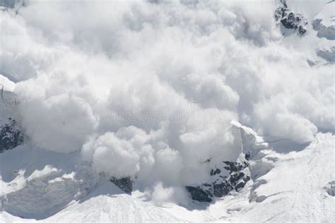 Snow avalanche stock image. Image of touristic, avalanche - 5645485