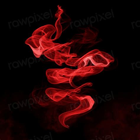 Red smoke element graphic psd | Premium PSD - rawpixel