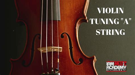 Violin Tuning Note Sound: A STRING - YouTube