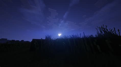 Minecraft shaders background - SF Wallpaper