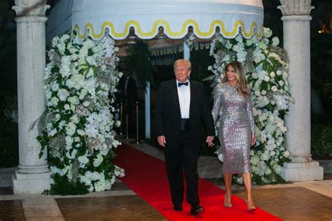 Donald Trump held his annual New Year's Eve party at Mar-a-Lago.