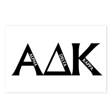 Alpha Delta Kappa Alt Logo Postcards (Package of 8 by alphadeltakappa