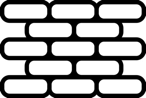 Bricks icon - Openclipart