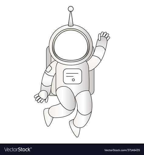 Astronaut Suit Outline