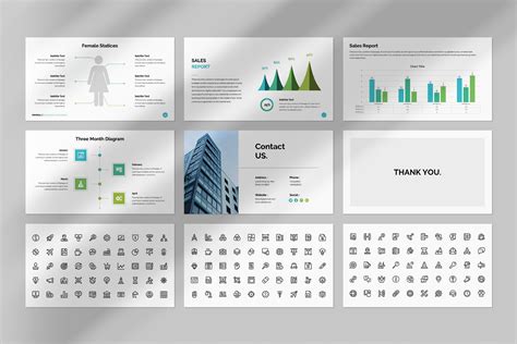 Business Minimal Powerpoint Template - Design Cuts