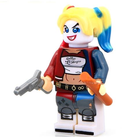 Harley Quinn Suicide Squad Lego Minifigure Toys