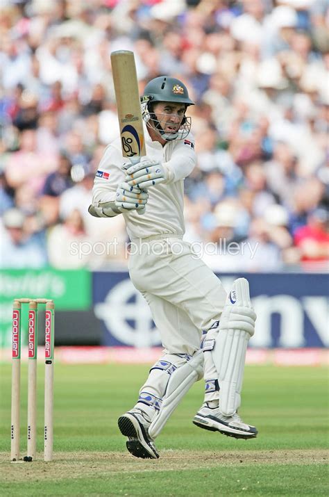 Justin Langer Australia v England Edgbaston Ashes 2005 Images | Cricket ...