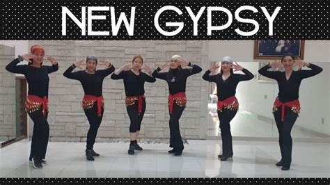 New Gypsy Line Dance (demo & count) - YouTube