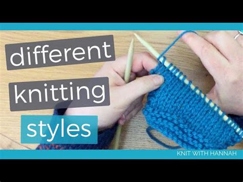 Different Types Of Knitting Stitches