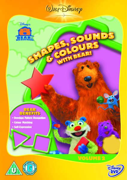 Bear In The Big Blue House - Shapes, Sounds & Colours DVD - Zavvi UK