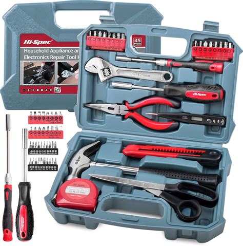 45-Piece Homeowner's Tool Kit,General Household Hand Tool Set Hammers ...