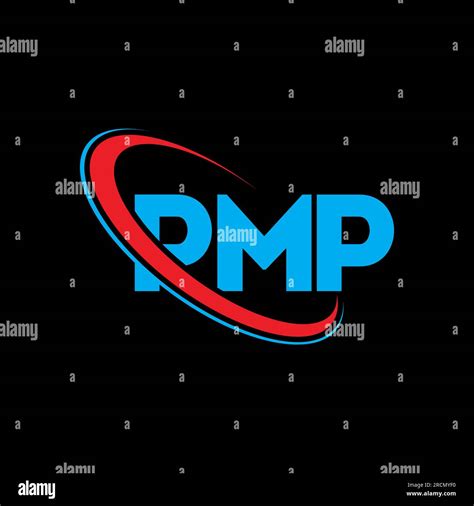 PMP logo. PMP letter. PMP letter logo design. Initials PMP logo linked with circle and uppercase ...