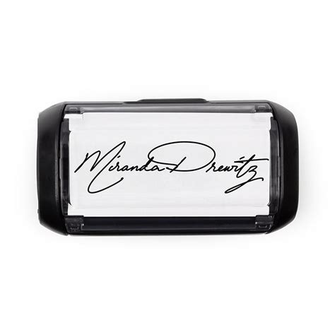 Small Signature Stamp - 1/2" x 1 1/2" - Simply Stamps