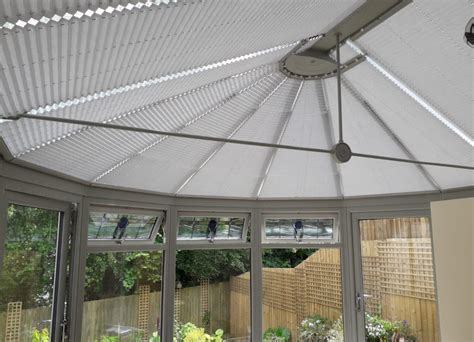 Pleated Conservatory Blinds UK | Pleated Conservatory Roof Blinds