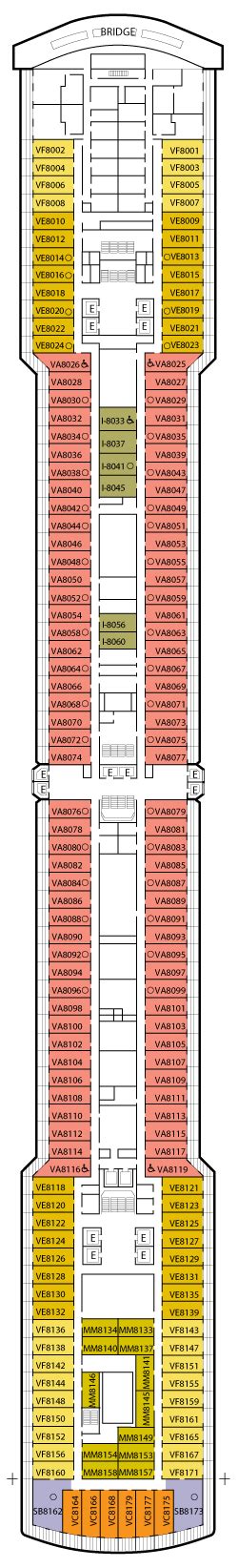 Eurodam Deck Plans