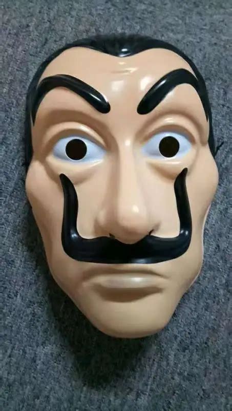 Promotion " La Casa De Papel" Mask Salvador Dali PVC Cosplay Movie Masks-in Movie & TV costumes ...