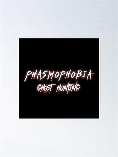 "Phasmophobia v2" Poster for Sale by Cfaulkner05 | Redbubble