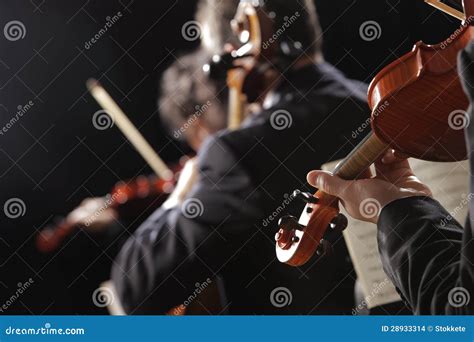 Classical Music. Violinists in Concert Stock Photo - Image of classical, music: 28933314