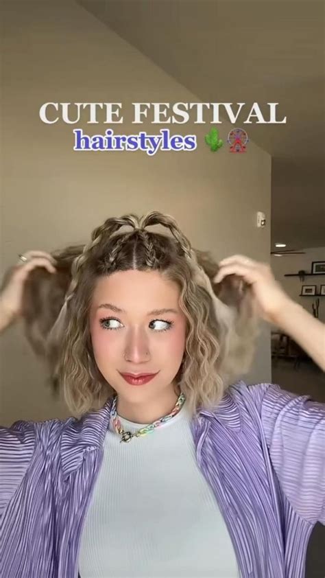 Festival Hairstyles 💕 | Festival hair, Short hair styles, Hair styles