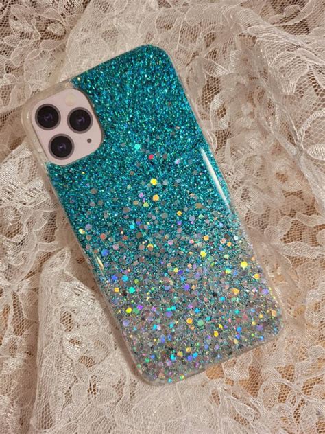 Custom Glitter Cell Phone Case - Etsy