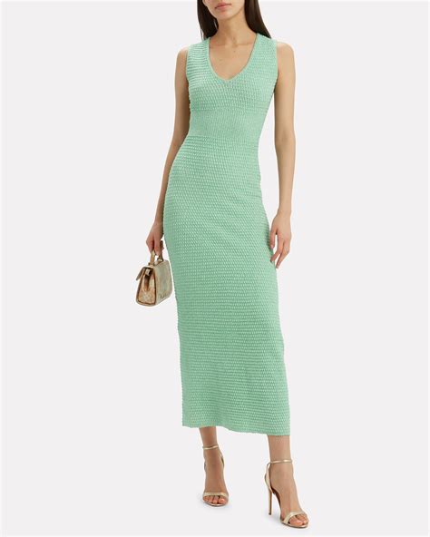 Seafoam Stretch Jersey Dress | Designer outfits woman, Dresses, Maxi ...