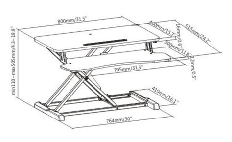 Standing Desk Converter, Furniture & Home Living, Furniture, Tables & Sets on Carousell