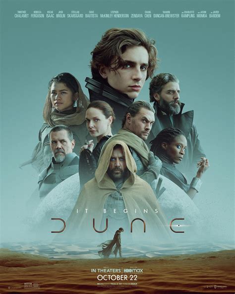 Dune Poster Showcases the Movie’s Stellar Cast - Dune News Net