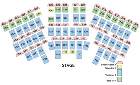 New Dinner Theater Seating Chart - Theater Seating Chart