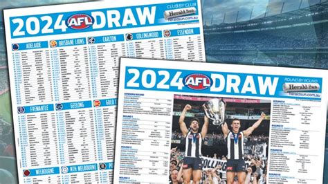 AFL 2024: Download your fixture poster | NT News