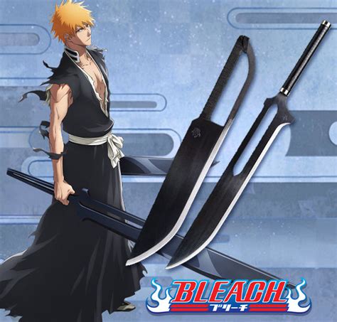 Metal Sword Bleach - Kurosaki Ichigo's True Shikai Zangetsu Sword — Anime House