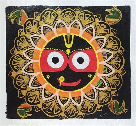 Lord jagannath face Canvas Painting - JoshArtistic - Paintings & Prints ...