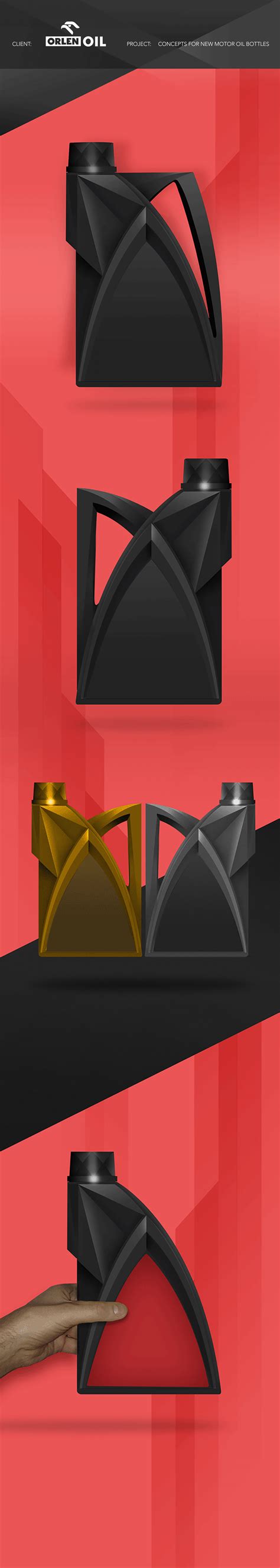 Motor Oil Bottle Design Concept on Behance