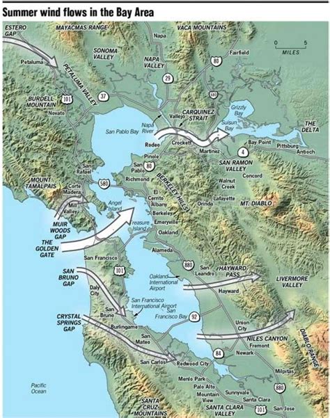 San Francisco microclimate map - Map of San Francisco microclimate ...