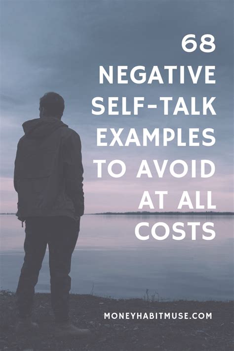 68 Negative Self-Talk Examples to AVOID at All Costs | Negative self talk, Positive quotes for ...