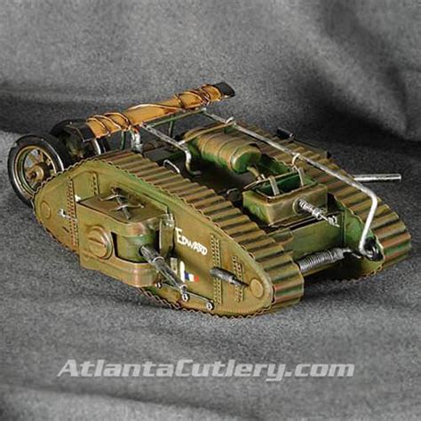 WWI British Mark I Tank all metal model – AtlantaCutlery.com