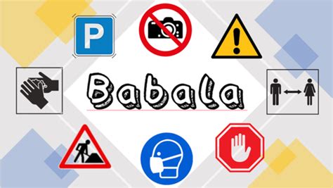 Mga Babala Signage