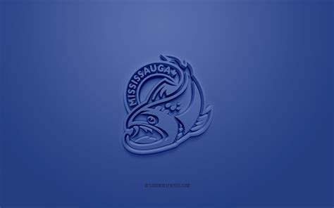 Download wallpapers Mississauga Steelheads, creative 3D logo, blue ...