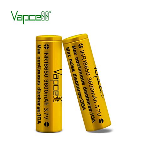 E Cig Accessories :: E Cig Batteries :: Original Vapcell 18650 Vape battery Cell 3600mah 10A ...