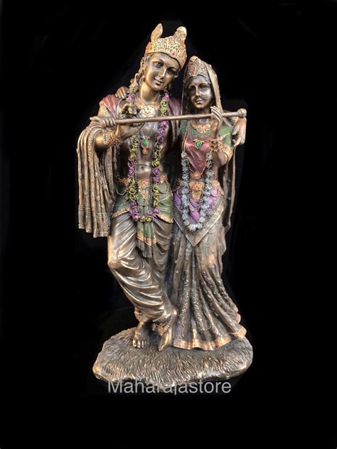 Radha Krishna Statue 11 Inches - Etsy